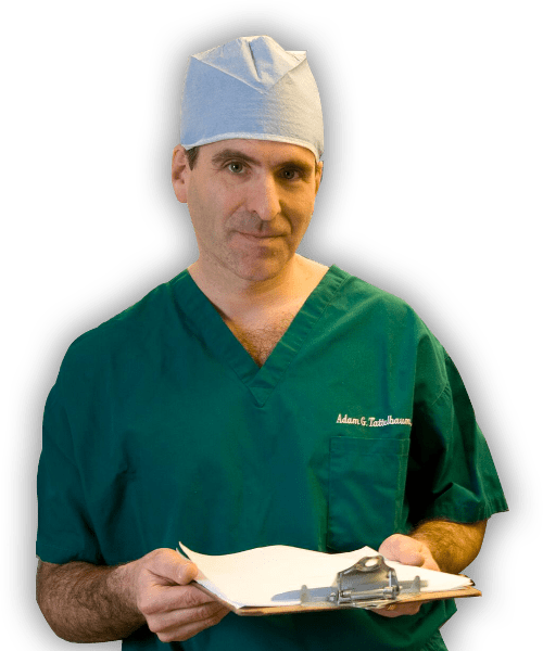 Dr. Adam Tattelbaum M.D. in scrubs